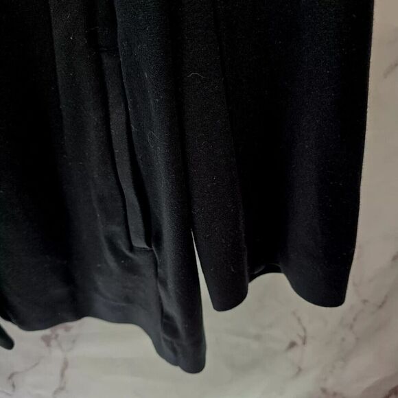 J Jill Jacket Women Large Black Ponte Knit Unstructured Blazer One Button - Picture 4 of 12